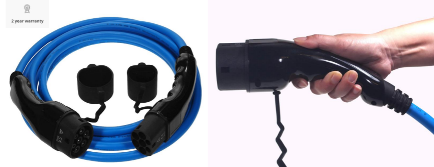 Кабель заряджання EV Type 2-Type 2 3Ф / 5м / 16А / 11 кВт / синій (22424)