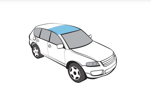 бронювання полоса на передню кромку даху (33698)