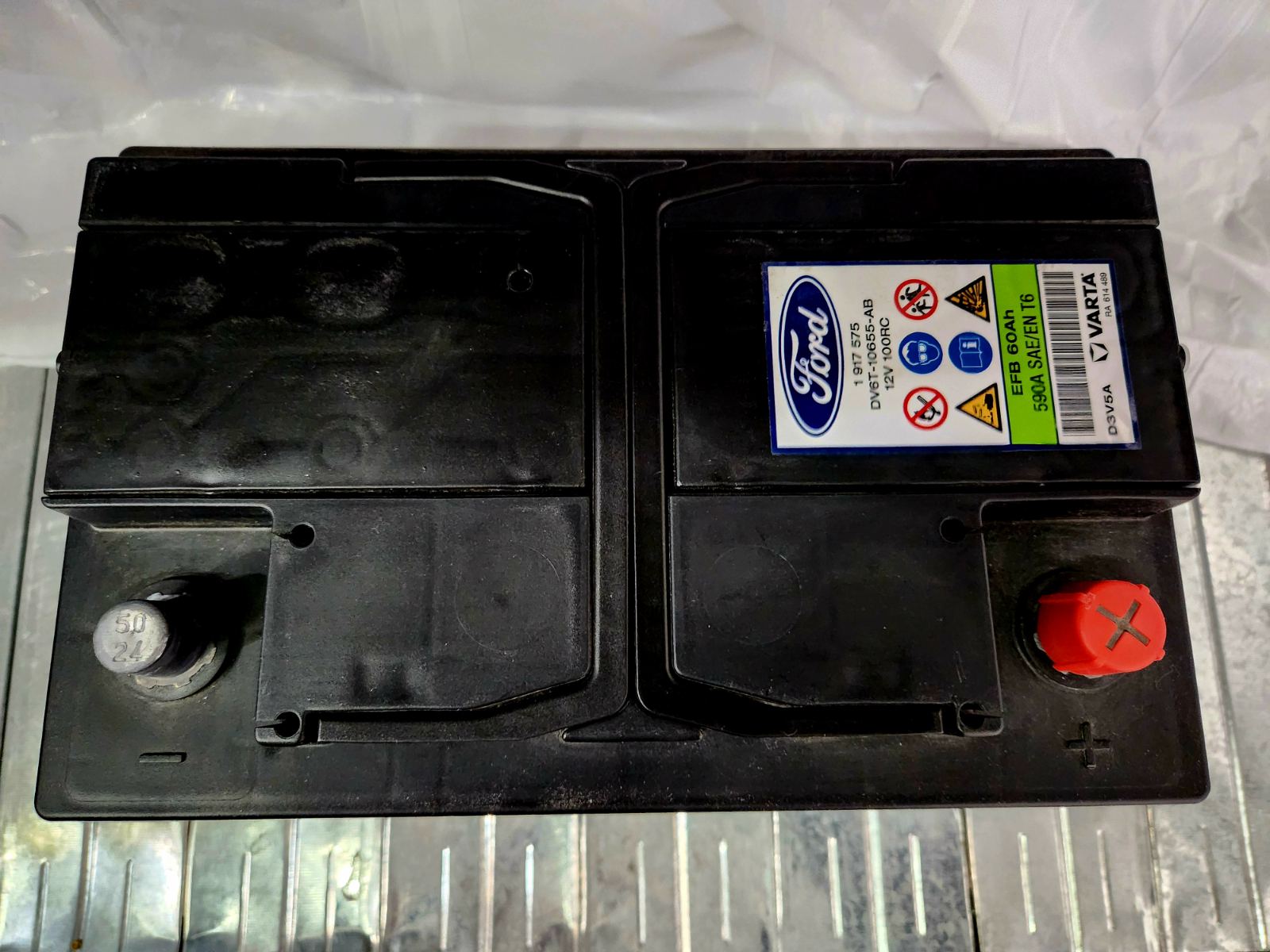 Акумулятор автомобільний Ford 12V 60Ah/590А EFB 1917575 (43386)