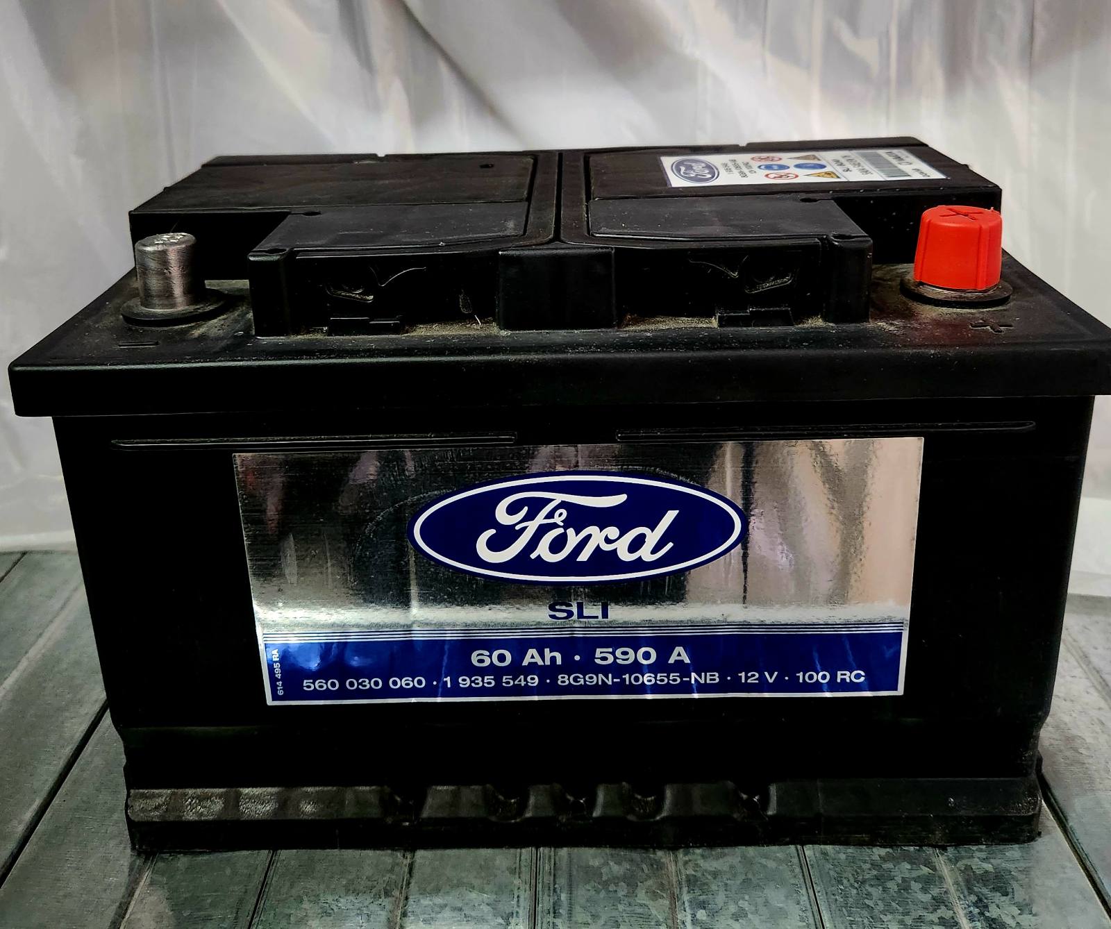 Акумулятор автомобільний Ford 12V 60Ah/590A 1935549 (43387)