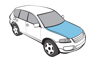 бронювання капот повністю MG HS/Marvel R/MG5 (22988)