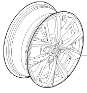 Диск колісний легкосплавний 16" MG5 (50557)
