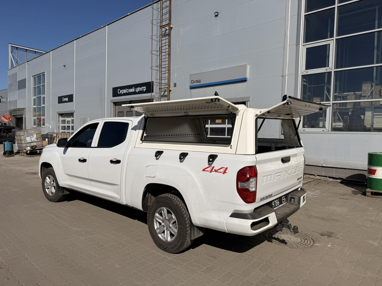 Кунг металевий автомобільний MAXUS T60 без вікон довга база (51344)